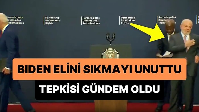 Brezilya Devlet Başkanı Lula'nın Elini Sıkmayı Unutan Joe Biden'a Gösterdiği Tepki Gündem Oldu