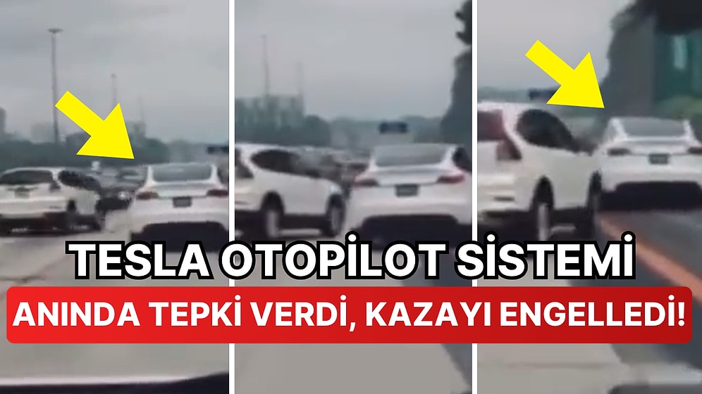 Tesla'nın Gelişmiş Otopilot Sistemi Tekrardan Hayat Kurtardı: Ölümcül Kazadan Son Anda Kurtuldu!