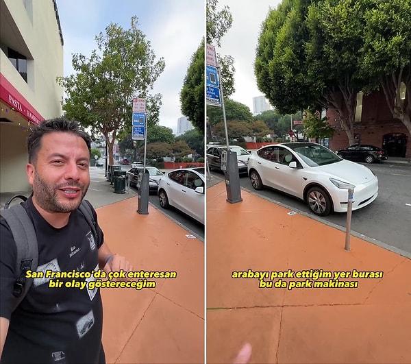 ABD'de yaşayan YouTuber Hakkı Alkan, San Francisco'da yol kenarına park edilen araçlarla ilgili ilginç bir bilgi verdi.