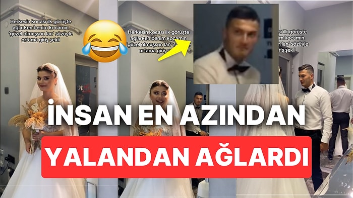 Kendisini Gelinlikle Gören Kocası Ağlar Diye Beklerken Umulmadık Bir Tepki Alan Çilekeş Gelin