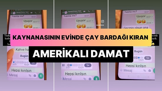Kaynanasının Evinde Bulaşık Makinesini Boşaltırken Çay Bardağı Kırınca Ses Kaydı ile Özür Dileyen ABD'li Damat