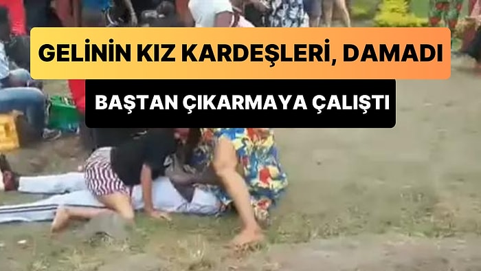 Gelinin Kız Kardeşlerinin Kucak Dansı ve Twerk ile Damadı Baştan Çıkarmaya Çalıştıkları Bi' Acayip Gelenek