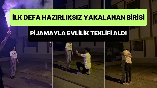 2-  TikTok'ta paylaşımlar yapan genç, sevdiği kadına evlenme teklifi yaptığı anları paylaşarak viral oldu.