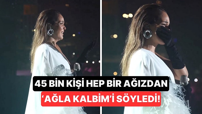 Bengü Konserinde 45 Kişi Hep Bir Ağızdan "Ağla Kalbim" Şarkısına Eşlik Edince Gözyaşlarına Boğuldu!