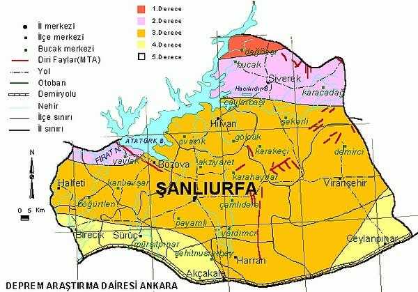 Samsun ve Sinop illerinin deprem yönünden güvenli olduğunu ifade eden Ercan, Şanlıurfa için ise ‘göreceli güvenli’ tanımında bulundu.