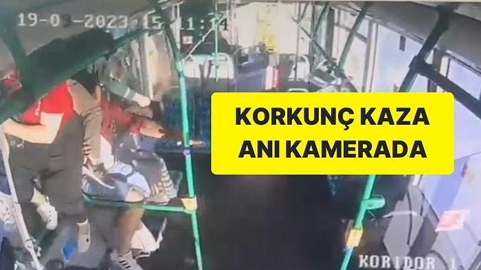 Korkunç Kaza Anı Kamerada: İETT Otobüsü Rampayı Çıkamadı