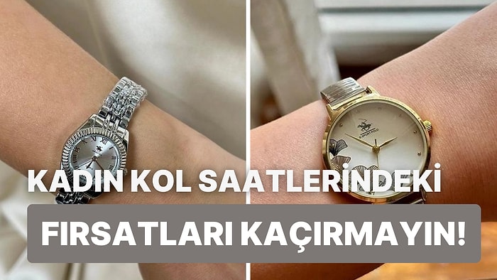 Kadın Kol Saatlerinde Süper Fiyatlar!