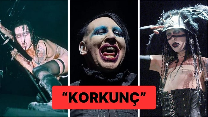 Kameramanın Üstüne Sümküren Rock Müzisyeni Marilyn Manson'ın Cezası Belli Oldu