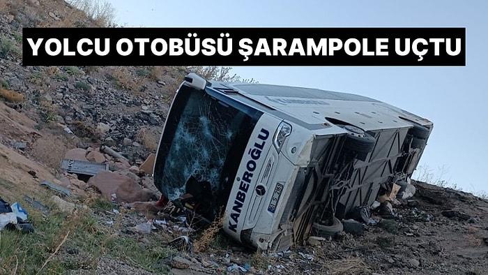 Erzurum'da Yolcu Otobüsü Şarampole Uçtu: 3 Ölü, 21 Yaralı