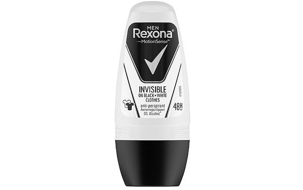4. Rexona Men Erkek Anti-Perspirant Roll-On Invisible Black White Ter Kokusuna Karşı Koruma 50 ml.