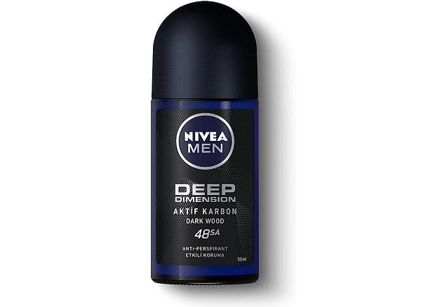 11. NIVEA Men Deep Dimension Roll-On Deodorant.