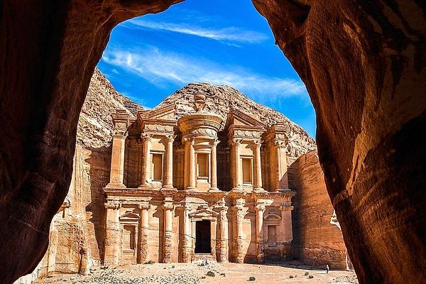 The ancient city of Petra, known for its rock-cut architecture, is found in this country.