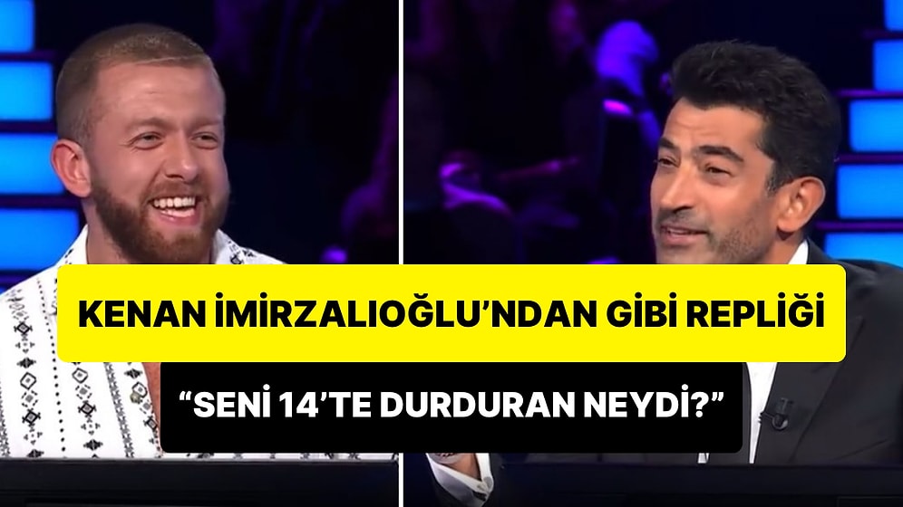 Gibi'deki Vücutçu Yalvaç, Kim Milyoner Olmak İster'de: Kenan İmirzalıoğlu O Efsane Repliği Söyledi