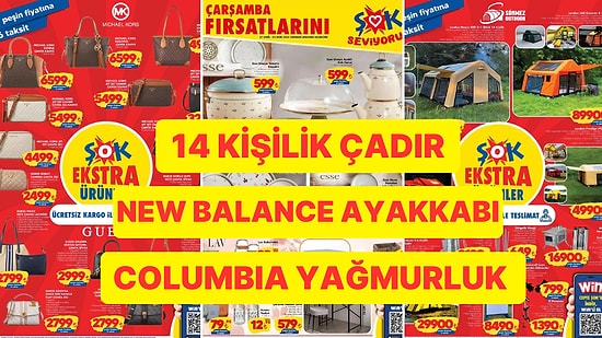 ŞOK'a New Balance, Michael Kors ve Columbia Ürünleri Geliyor! 27 Eylül 2023 ŞOK Aktüel Ürünler Kataloğu