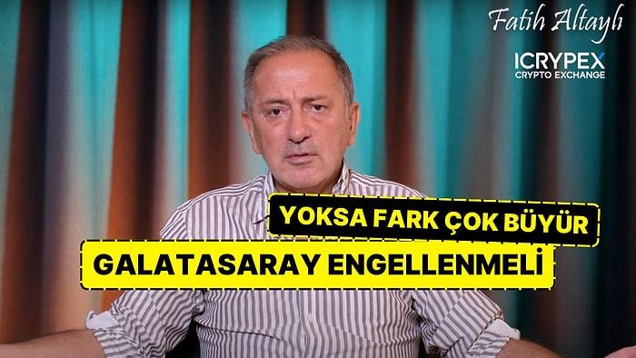 Fatih Altaylı'nın "Galatasaray'ı Bu Sezon Şampiyon Yapmayacaklar" Sözleri Sosyal Medyada Çok Konuşuldu