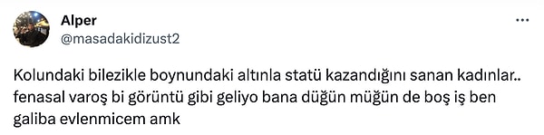 Altın statü göstergesi değildir diyenler👇