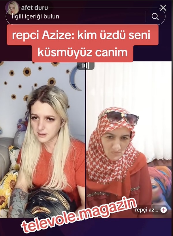 Kendisini yine bu mecrada ünlü olan fenomenlerle yaptığı canlı yayınlardan da görmek mümkün.