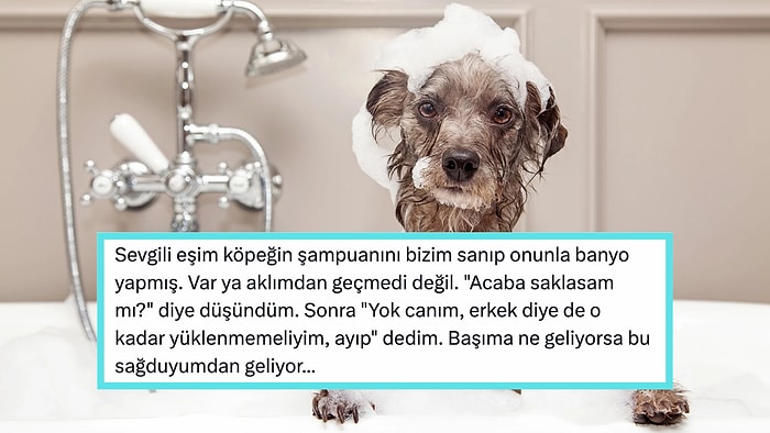 Eşinin, Köpek Şampuanıyla Duş Aldığını Söyleyen Kadına Anlatılan Benzer Anılar Herkesi Güldürdü!