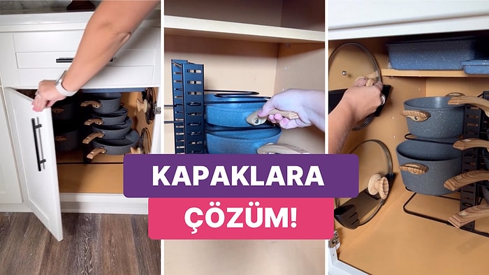 Dolabınızı Açıp Açıp İzlemek İsteyeceğiniz Kadar Nizamlı Bir Hale Getirecek Tencere-Tava Düzenleyiciler