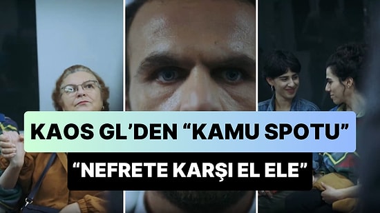 KAOS GL'den Kamu Spotu: 'Ayrımcılığa, Baskıya, Şiddete, Nefrete Karşı El Ele!'