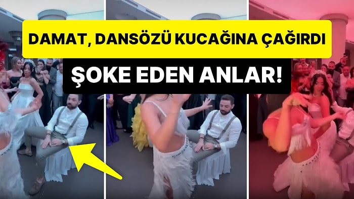 Düğündeki Dansözü Kucağına Çağıran Damadın Şoke Eden Görüntüsü