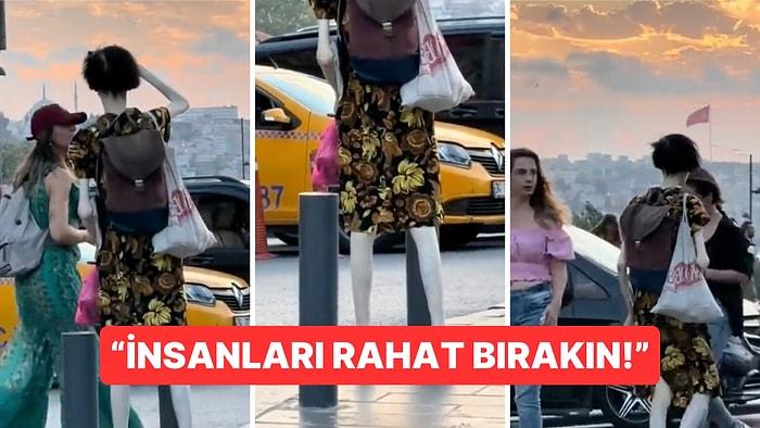 Beyoğlu'nda Dolaşan Kişi Zayıflığı ve Beyaz Teniyle Eleştirilince Sosyal Medya Kullanıcıları Tepki Gösterdi