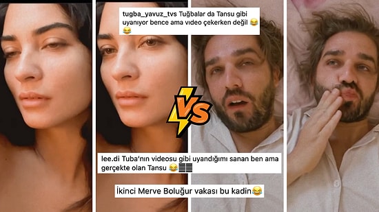Tuba Büyüküstün'ün Sosyal Medyayı Sallayan "Uyanma" Videosunu Fenomen Tansu Dayan Fena Ti'ye Aldı!