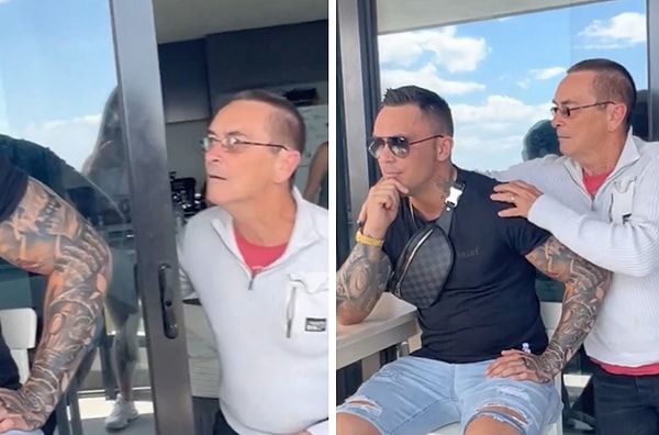 Sosyal medyada bir adamın yıllar sonra babası ile karşılaştığı anlar viral oldu.