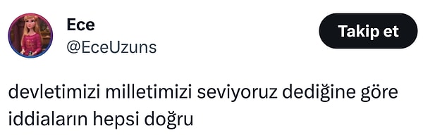 Ancak son kullandığı cümleler pek çok kişinin kafasında soru işareti oluşturdu.