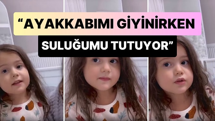 'Benden Hoşlanan Bir Çocuk Var' Diyen Ufaklık: 'Ben Ayakkabımı Giyinirken Suluğumu Tutuyor'