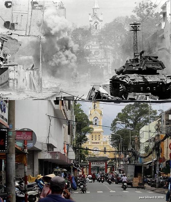 11. Cholon, Vietnam. (1968 ve bugün)