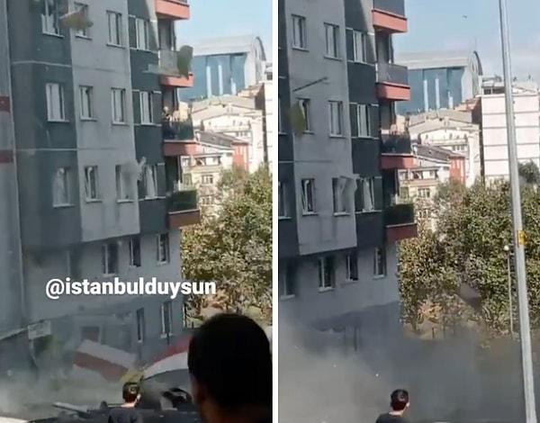 Oluşan görüntü akıllara, olası İstanbul depremini getirdi.