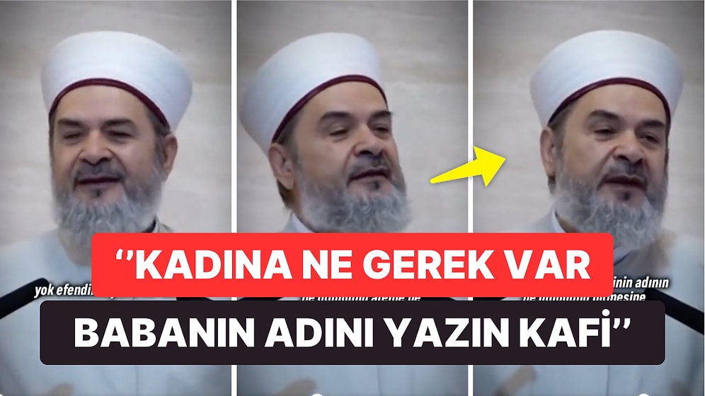 İmam Abdurrahman Büyükkörükçü Düğün Davetiyelerine Kadınların Adının Yazılmasına Tepki Gösterdi
