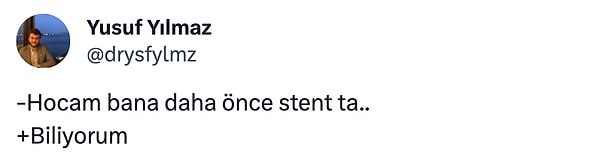 Ne kadar başvuru oldu bilmiyoruz ama olası bir MİT'çi doktor hasta diyalogları timeline'ı şenlendirdi.