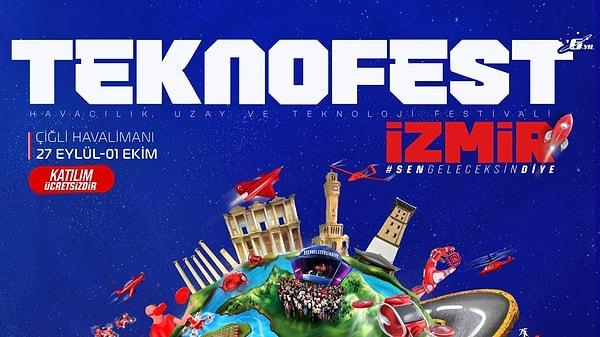 Cumhuriyetin 100.yılına özel olarak bu yıl üç farklı şehirde düzenlenen havacılık, uzay ve teknoloji festivali TEKNOFEST, rotasını son olarak İzmir'e çevirdi.