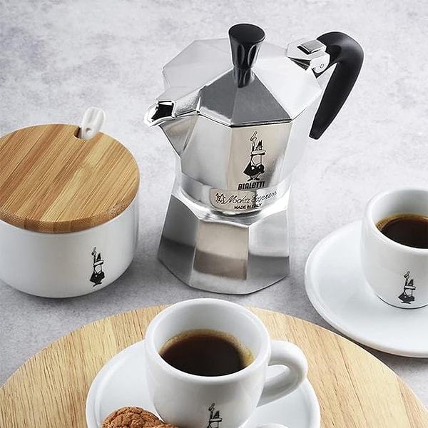 4. Bialetti Mokapot Express Gümüş 2 Cup