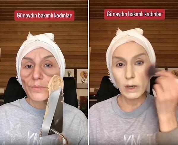 Sosyal medyada paylaşılan ve viral olan bir videoda da, bir kadın makyaj hilesi ile bambaşka birisine dönüştü.
