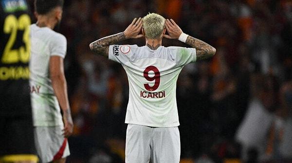 Deplasmanda güçlü rakibi ile mücadele eden Galatasaray yıldız golcüsü Mauro Icardi'nin topu ağlarla buluşturmasıyla karşılaşmadan 1-0 galip ayrıldı.