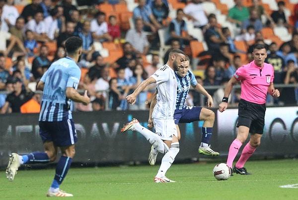 Beşiktaş 4. golün ardından vites artırsa da sadece tabelayı değiştirebildi. Aboubakar ve Rashica'nın golleriyle karşılaşma 4-2 sona erdi.