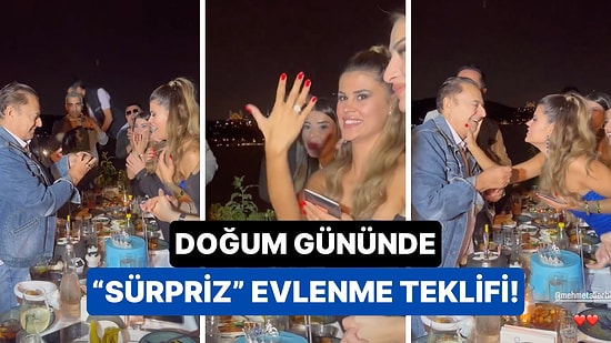 Genç Gözükmek İçin Saçını Siyaha Boyadı: Mehmet Ali Erbil Sevgilisine Doğum Gününde Evlenme Teklifi Etti!