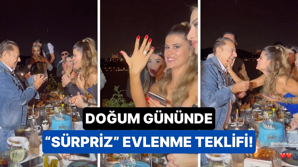 Genç Gözükmek İçin Saçını Siyaha Boyadı: Mehmet Ali Erbil Sevgilisine Doğum Gününde Evlenme Teklifi Etti!