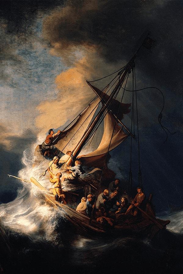 8. Celile Denizinde Fırtına, Rembrandt
