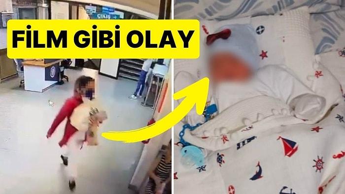 Kan Donduran Görüntüler: 3 Günlük Bebeği Hastaneden Kaçırdı
