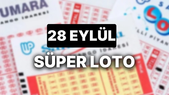 28 Eylül Süper Loto Sonuçları ve Kazandıran Numaralar: 28 Eylül Süper Loto Sonuç Sorgulama Sayfası