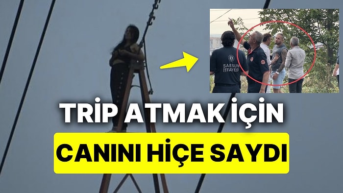 Erkek Arkadaşı Mesajına Cevap Vermedi Diye Sinirlenen Kız Yüksek Gerilim Hattı Direğine Tırmandı