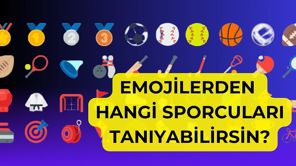 Emojilerle Anlatılan Bu Sporcuların Kaçının Adını Doğru Tahmin Edeceksin?