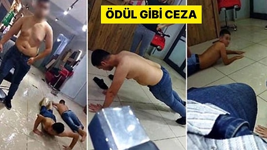 Çıraklarına Sopayla Şınav Çektirip, Süründüren Berbere Ödül Gibi Ceza