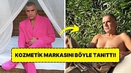 Kozmetik Markasının Duyurusunu Yapan Berdan Mardini'nin Tercih Ettiği Fotoğraf 'Ne Alaka?' Dedirtti!
