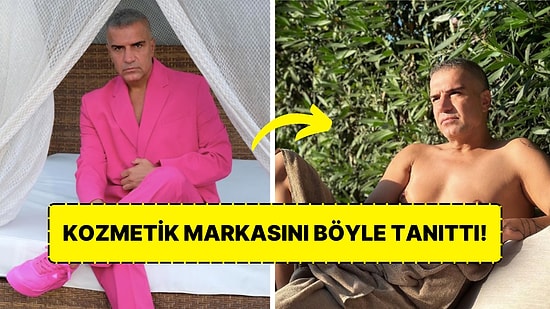 Kozmetik Markasının Duyurusunu Yapan Berdan Mardini'nin Tercih Ettiği Fotoğraf 'Ne Alaka?' Dedirtti!