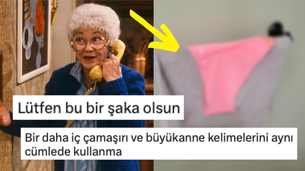 Elde Yıkadığı İç Çamaşırını Yüz Havlusu Üzerinde Kurumaya Bırakan Büyükannesini İfşa Eden Genç Dumur Etti